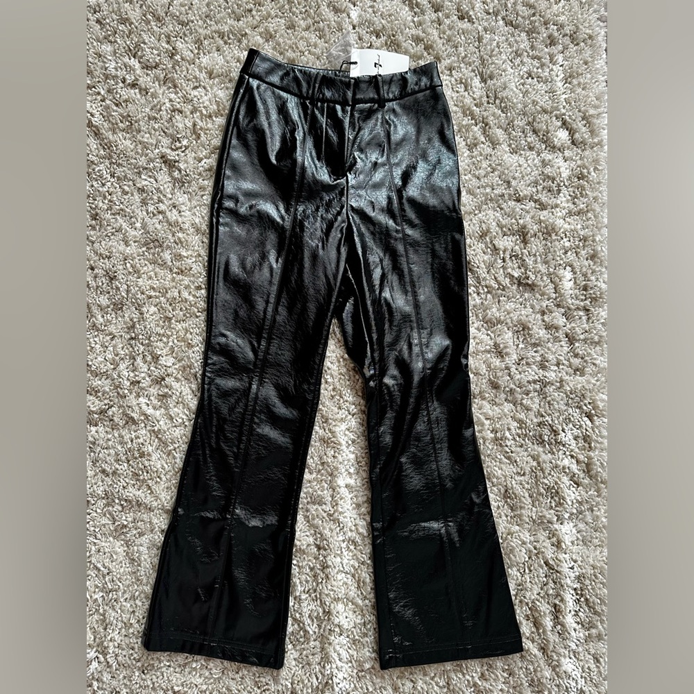 7 For All Mankind Faux Leather Trousers